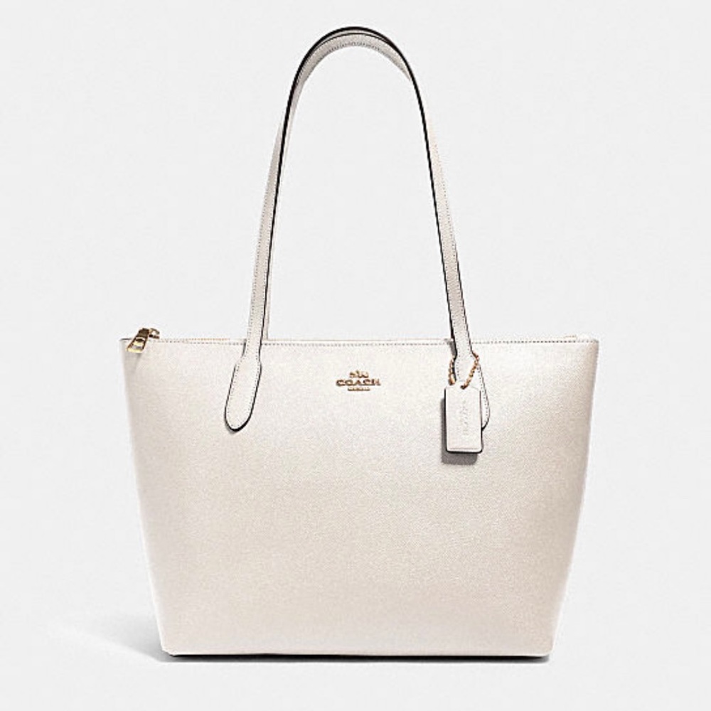 Coach small zipper tote handbag